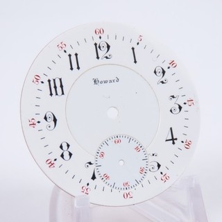 E. Howard & Co. 16 Size Model 1905 Series 3 Pocket Watch Single Sunk Enamel Dial