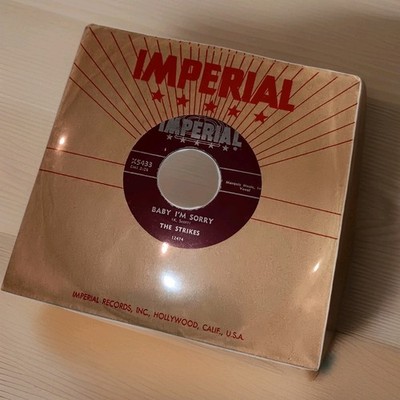 The Strikes - Baby, I'm Sorry / If You Can't Rock Me 7'' 45rpm 1957
