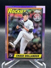 Chase Dollander RC 1990 35th 2025 Topps Update U90-50 Colorado Rockies