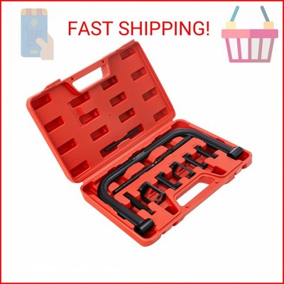 Punmew Valve Spring Compressor 10pcs Valve Spring Removal Tool for Motorcycle, A