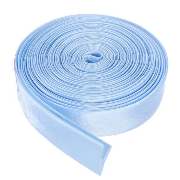 "Doppelt Gefaltetes SchräGband 4/5\" X 5,5Yd Satin Hellblau"-image