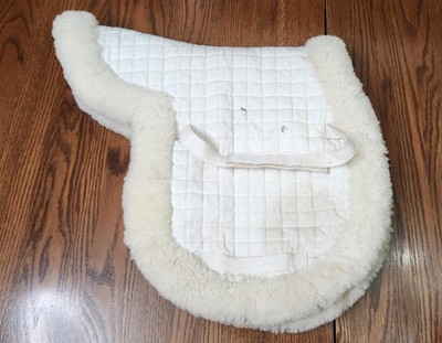 Fleeceworks fitted hunter pad sheepskin, white 15 15.5 16.5'' saddle $336