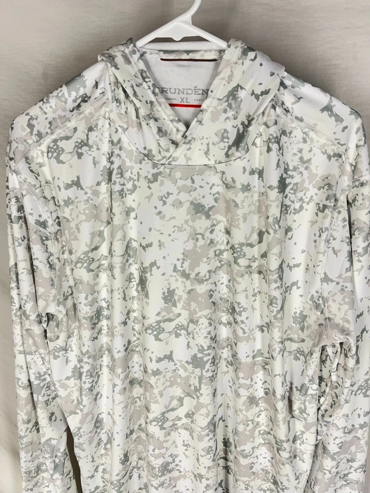 Grundens Long Sleeve Performance Fishing Hoodie Pullover Mens Size XL NEW - Image 3 of 4