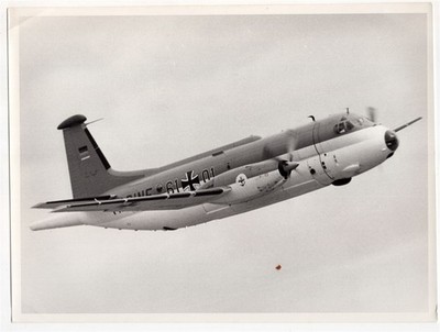 1963-2005 German Marineflieger Breguet 1150 Atlantic 61+01 Original 7x10 Photo