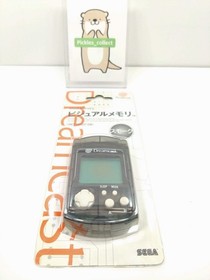 Dreamcast Visual Memory Unit HKT-7000 Smoke Black w/Case Tested Japanese 0922H