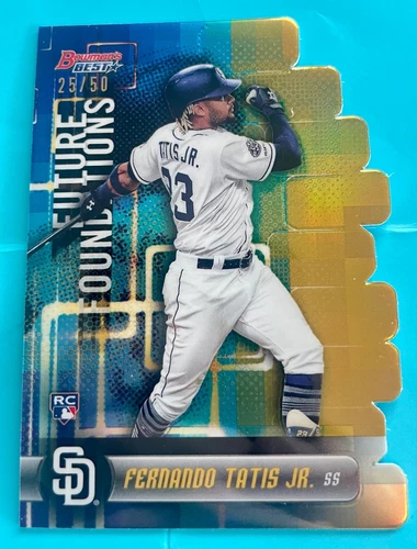 2019 Bowmans Best Future Foundations Gold Die Cut Fernando Tatis Jr RC