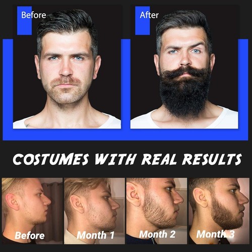 Kit de Crecimiento de la Barba, Kit de Cultivo de Barba para Hombres - Imagen 6 de 7