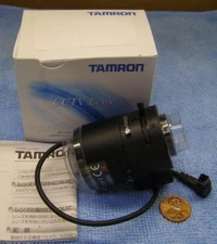 TAMRON CCTV LENS. AUTO. 4-12mm 1:1.2 1/2 C. ASPHERICAL IR WITH CONNECTOR.