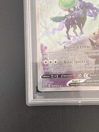 CARTE POKEMON SYLVEROY CAVALIER D'EFFROI V 172/198 PSA10 ALTERNATIVE STRONG - Imagen 5 de 10