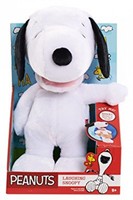 Imc Toys 'laughing Snoopy' Animal Plush Toy (white/black) Imc Toys 'laughing Snoopy' Animal Plush Toy (white/black)