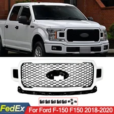 YZ Oxford White Front Bumper Upper Grille Assembly For Ford F-150 F150 2018-2020
