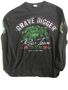 Grave Digger Race Team Long Sleeve T 