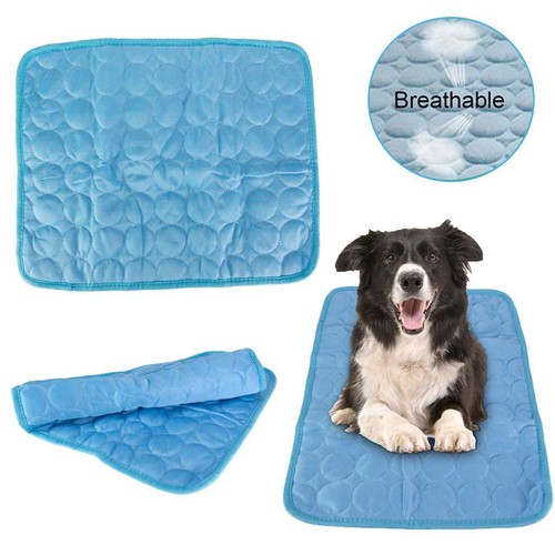 Pet Cooling Mat Cool Pad Cushion Dog Cat Puppy Blanket For Summer Sleeping Bed - Picture 5 of 17