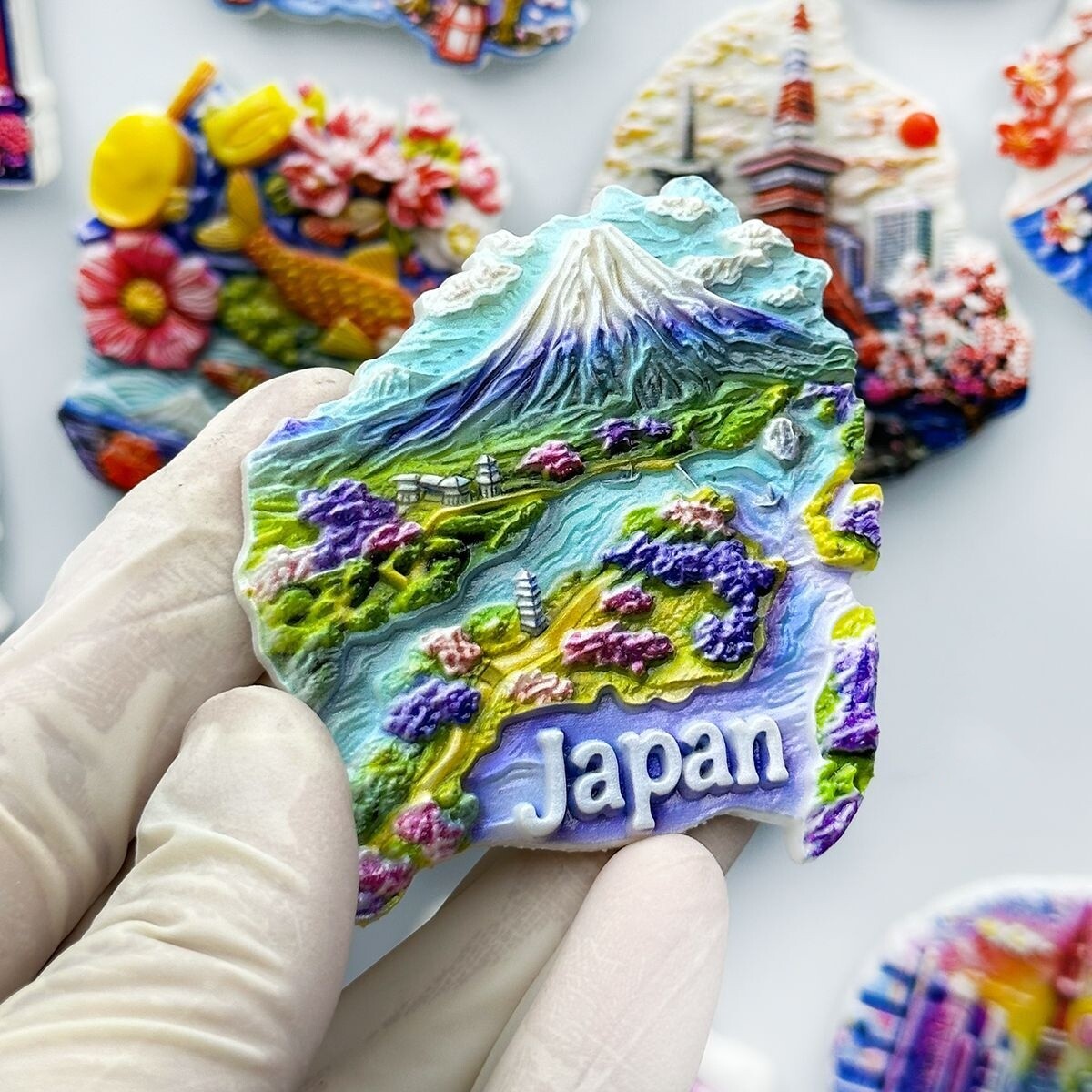 Japan Kyoto Craft 3D Refrigerator Magnet - Resin Tourist Souvenir From China