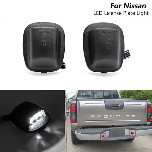 2x White LED License Plate Light For Nissan Xterra 19942004 Frontier