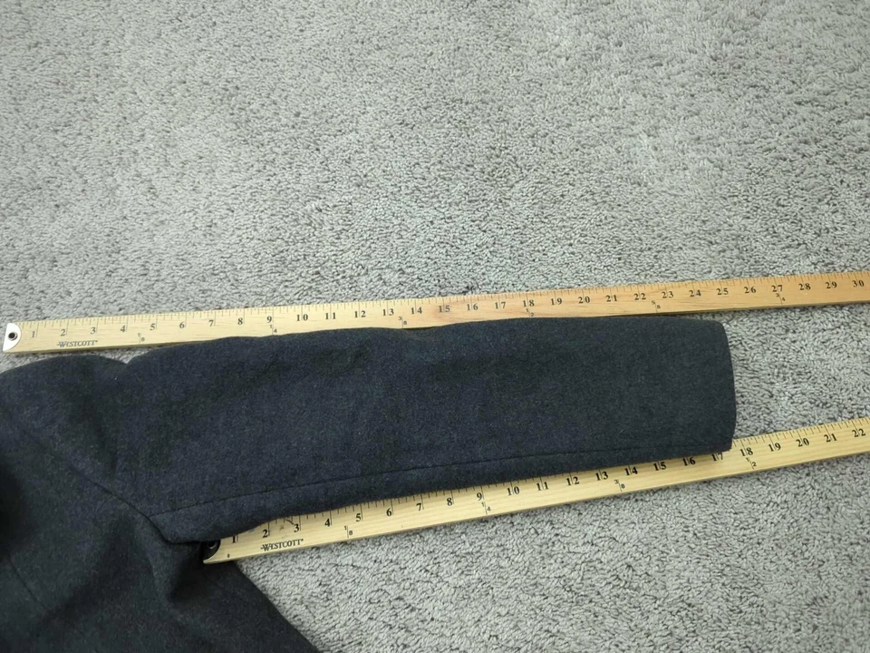 Abrigo Aritzia Wilfred Mujer Pequeño Gris Lana Cocoon y Bolsillos de Cachemira Foto 4 de 4