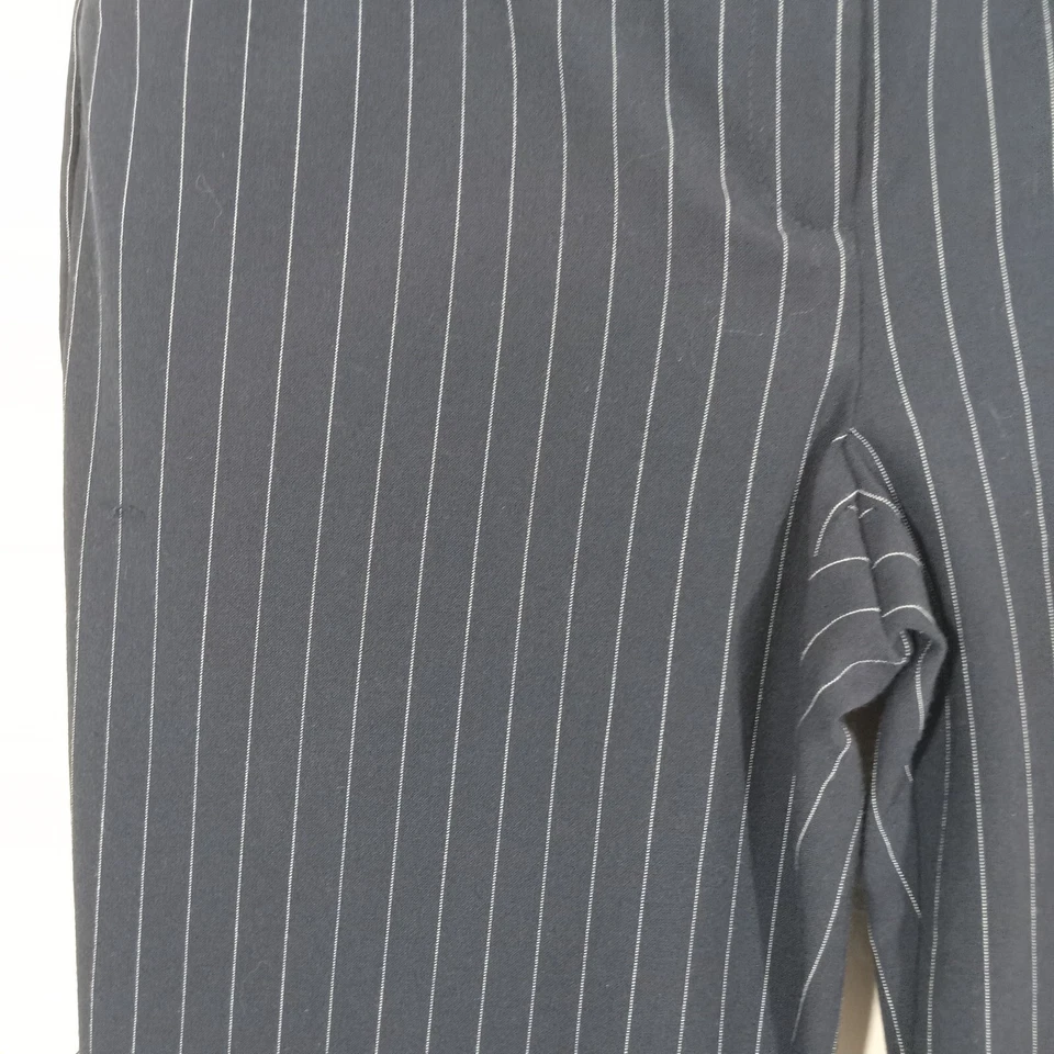 Body By Victoria Christie Calce Talla 4 Corte Bota Vestido Pantalón Rayas Azul Marino Foto 3 de 4