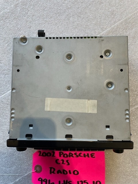 02 PORSCHE 996 911 C2 C4 OEM BECKER CR-220 STEREO RADIO 00-04