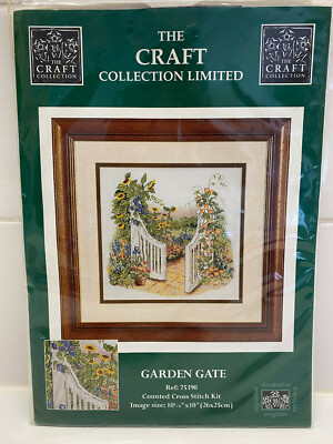The Craft Collection Limited: Garden Gate - (26x25cm) Counted Cross Stitch Kit