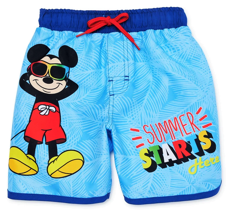 Mickey Mouse Disney UPF-50+ Badeanzug Badehose Neu mit Etikett Kleinkind Größe 2T oder 4T