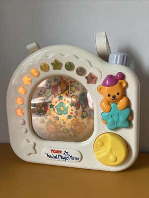 Tomy Musical Magic Mirror Cot Mobile Lullaby Night Light Vintage