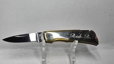 Vintage 1991 Engraved Things Remembered Single Blade Folding Pocket Knife