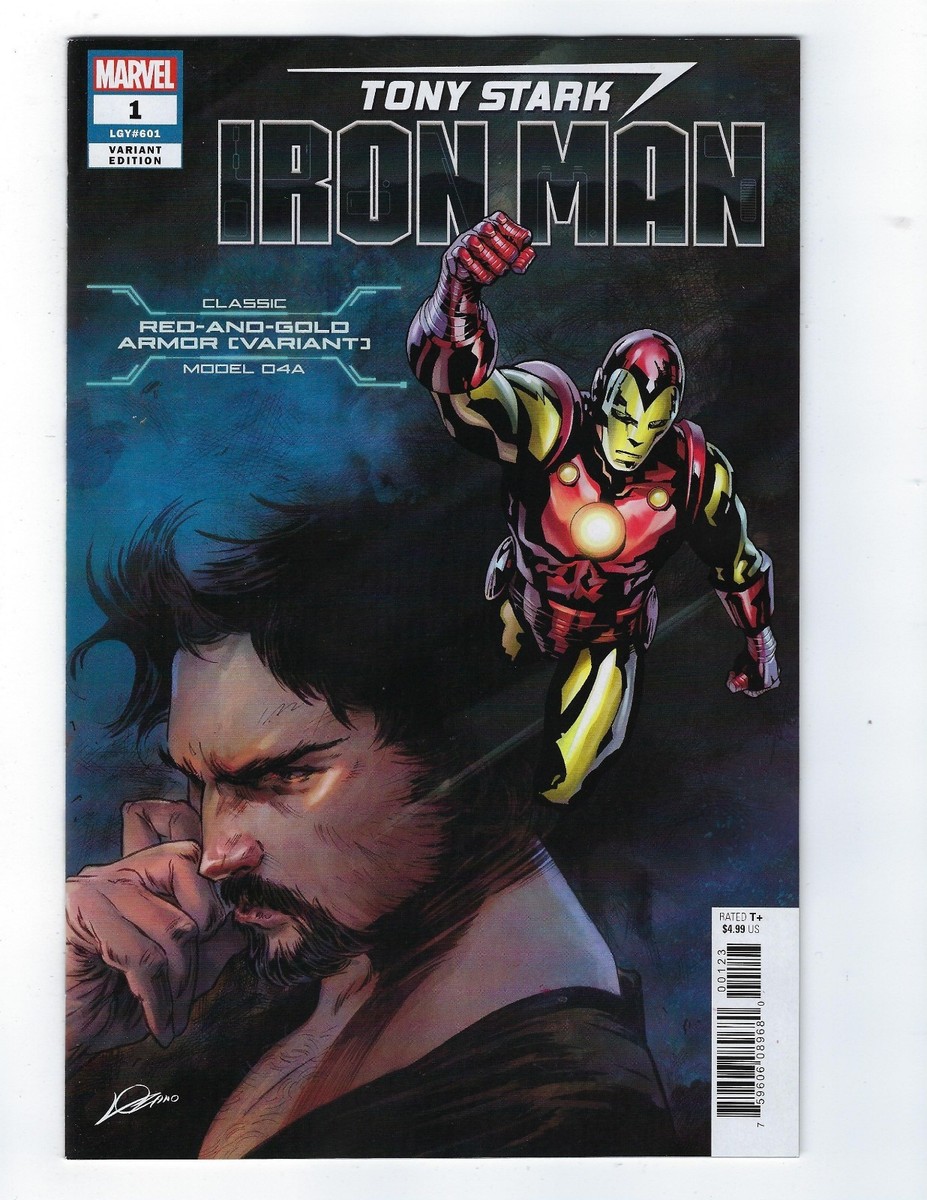 Tony Stark Iron Man # 1 Red & Gold Armor Variant Marvel NM | eBay