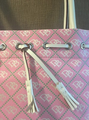 Sac Fourre-tout Dooney & Bourke SP537 - Rose Clair à Pompons, Neuf Avec étiquette