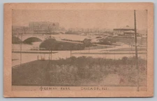 Postcard Sherman Park Chicago Illinois