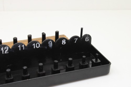 Goliath ST38M 30 Slot Metric 3/8" Drive 6-20mm BlackTray Shallow & Deep Sockets - Picture 6 of 9