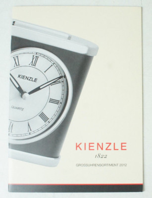 Kienzle 1822 Katalog Grossuhrensortiment 2012 incl Preisen Uhrenkatalog B11190