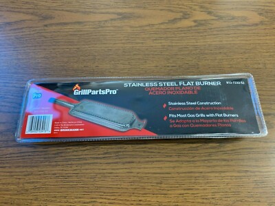 Brinkmann stainless steel flat burner