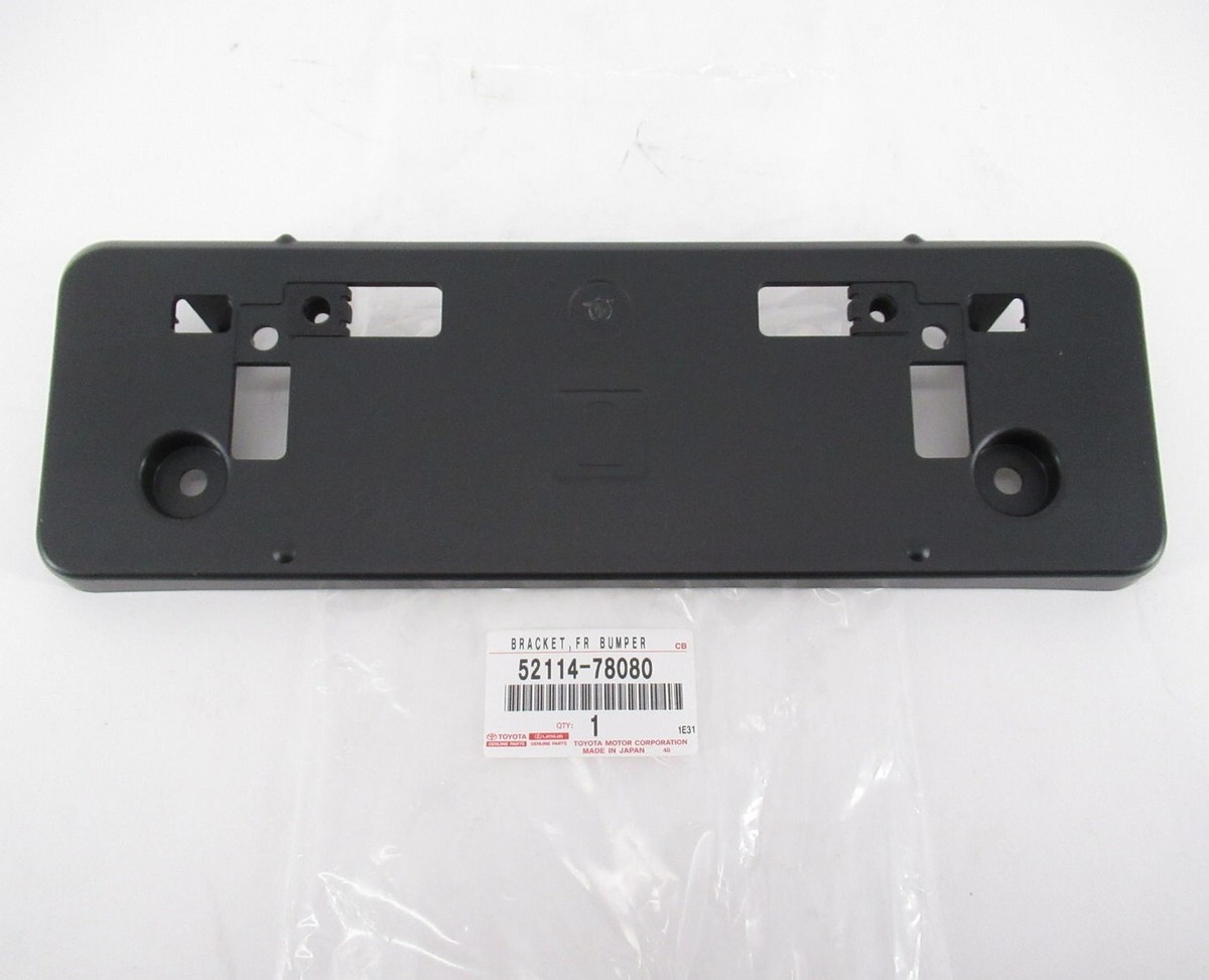 Genuine OEM Toyota Lexus 52114-78080 Front License Plate Bracket