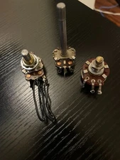 Guitar Bass Pot plus more! Small vintage guitar lot of 3 separate pieces 