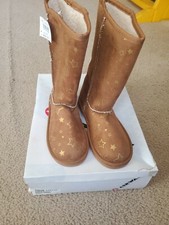 Airwalk 177139 EMMA Cognac Boots Junior Girls Shoes Size: 3 NWB