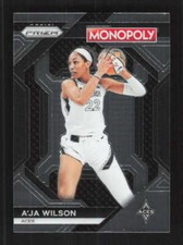 A'Ja Wilson 2024 Prizm WNBA Monopoly Las Vegas Aces #WNBA3
