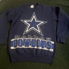 Dallas Cowboys Vintage 90  s Crew Sweatshirt NFL Kids L 14/16 salem