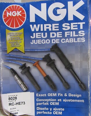 NGK RC-HE73 Ignition Wire Set For 1996-2000 Honda Civic CL L4-1.6L