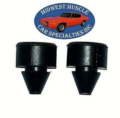 40-90 GM Trunk Deck Lid Hood Fender Cowl Door Jamb Glove Box Rubber Bumpers 2p K
