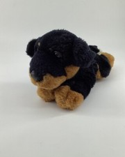 FAO Schwarz Fifth Avenue Rottweiler Soft Puppy Dog Plush 10 Stuffed Animal XX