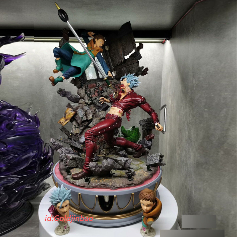 Figurama The Seven Deadly Sins Ban VS King Resin Model Painted