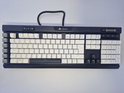 Corsair K95 RGB Platinum White Build Custom Gaming Tastatur Cherry MX Speed UK