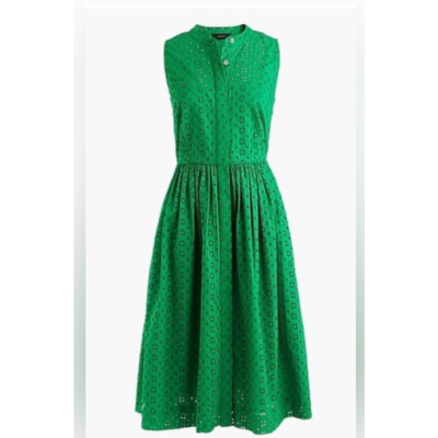 J crew green collections eyelet dress - Official Online Store J crew green collections eyelet dress - Official Online Store