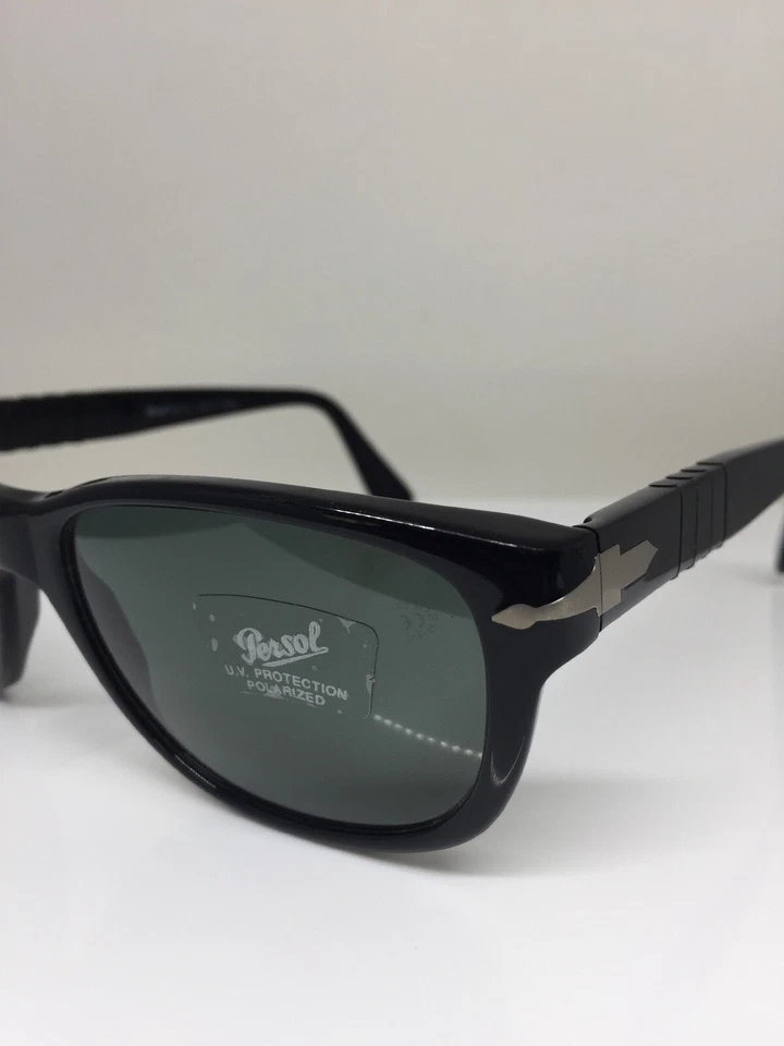 New Persol 2547 Sunglasses PE 2547-S C. 95/48 Shiny Black With Polarized Lenses - Image 3 of 4