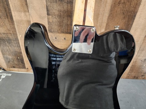1998 Fender Mexico Telecaster Black Mighty Might Neck Bird's Eye Maple Neck - Picture 16 of 21