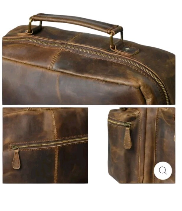 buffalo leather backpack sam's Sam's Buffalo Classic Vintage Buffalo Leather Backpack