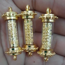 Takrut Yant Diamond Armor Talisman Pendant Takrud Protection Power Thai Amulet