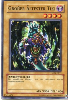 Yu-Gi-Oh-Karte - Großer ältester Tiki