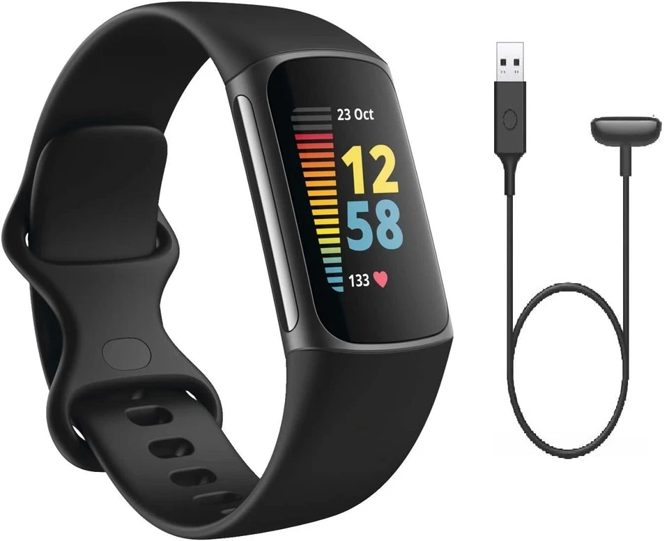 Reloj inteligente Fitbit Charge 5 Advance Fitness y salud rastreador de actividad 3 colores Foto 4 de 4