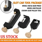 US HO Slot Car Wheel Hub & Gear Press, Wheel Hub Puller, Crown Gear Puller Tool